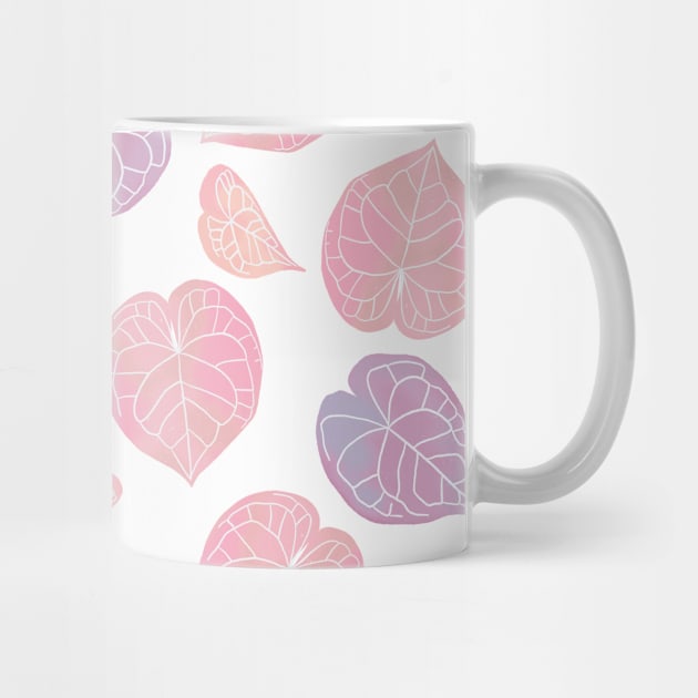 Tropical leaves pattern by RosanneCreates